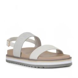 Nine West Women's White Back Strap Sandals-image-92