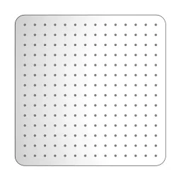RN Lavish 200 mm (8 inch) Stainless Steel Silver Wall Mount Overhead Shower Without Arm, RN68010200-27