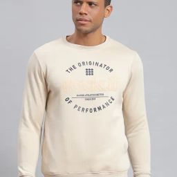 Rock.it Cream Regular Fit Printed Sweatshirt-image-42