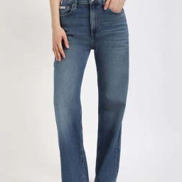 Calvin Klein Jeans Mid Blue Wash Cotton Loose Fit Jeans-image-56