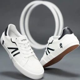 Red Tape Women's Hustle Collection White & Black Sneakers-36