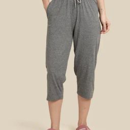 Kryptic Andhra Melange Cotton Plain Capris-image-31