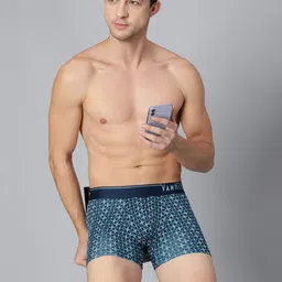 van heusen innerwear Van Heusen Men Printed Outer Elastic Trunk IHIQTR1SP2030048 image 3