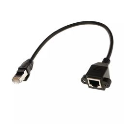 SETMI INDIA RJ45 Connector Male to Female with Screw Type, Black-picture-44