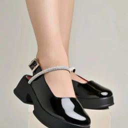 Shoetopia Kids Black Back Strap Sandals-image-36