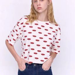 Cover Story Ivory Printed T-Shirt-image-28