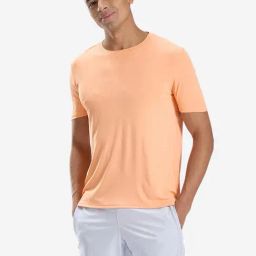 Domyos by Decathlon Peach Slim Fit Printed Sports T-Shirt-image-40