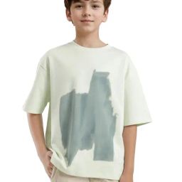 Rare Ones Boys Green Cotton Graphic T-Shirt-image-40