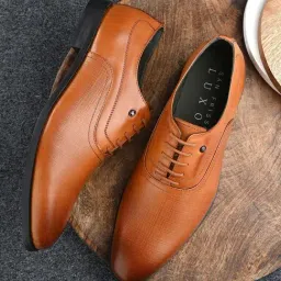 San Frissco Men's Tan Oxford Shoes-picture-8