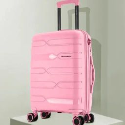 Nasher Miles Paris Hard-sided Polypropylene Check-In  Pink 24 inch |65cm Trolley bag-image-18