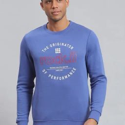 Rock.it Blue Regular Fit Printed Sweatshirt-image-96