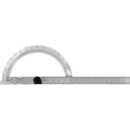 Yato Mechanical Protractor Stainless Steel 150 mm Blade 120 mm Base 0° to 180° Measurement Range, YT-72140-image-10