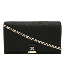 TOMMY HILFIGER Black Textured Shoulder Bag-picture-21
