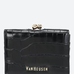 Van Heusen Black Casual PU Wallet for Women-image-63