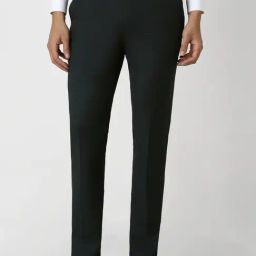 Van Heusen Navy Slim Fit Trousers-image-49