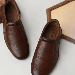 Regal Men's Tan Casual Loafers-image-7