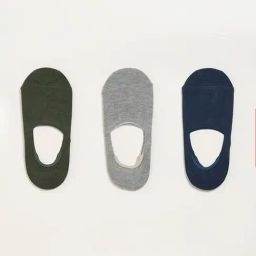 WES Lounge by Westside Solid Invisible Socks - Pack of 3-35