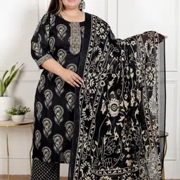 Swasti Women Black Kurta Sets-picture-54
