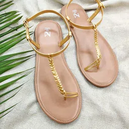 THE MADRAS TRUNK Women Printed One Toe Flats-image-57