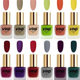 VOLO Set Of 12 Velvet Matte Nail Polish - 8 ml Each-57
