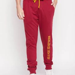 CLUB YORK Men Maroon Printed Track Pant-picture-13