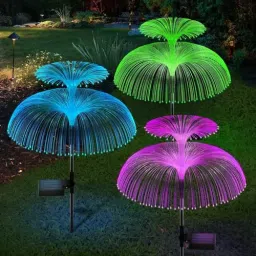 GIGAWATTS Double Layer Jellyfish Solar Garden Light for Home Decoration Backyards, GW-905-41