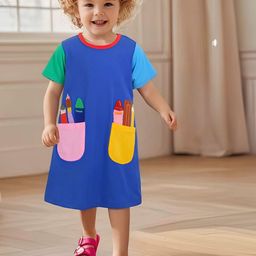 JC SPARKLE Print T-shirt Dress-image-91