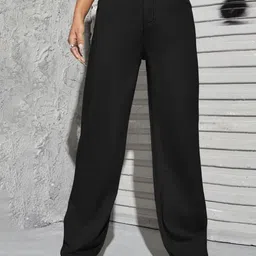 NU CLOTHS Women Comfort Wide Leg High-Rise Stretchable Jeans-picture-38