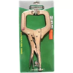 Malfah Enterprises Professional C- Clamp locking Clamp Slip Joint PlierLength 254 mm(10 Inch), 72104-picture-30
