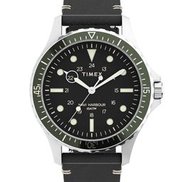 Timex Men Dial & Leather Straps Analogue Watch TW2V45300UJ-33