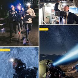 Super Bright Light Sensor Mini LED Headlamp,Led Headlamp Rechargeable,IWaterproof Headlight image 5