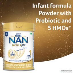 EXCELLAPRO Stage 1 Infant Formula Milk Powder with HMOs & Probiotic for Babies (Up To 6 Months), 400g Tin With Smartlid image 3