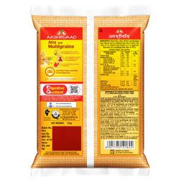 Aashirvaad Atta with Multigrains, 5kg pack, The High Fibre Atta image 3