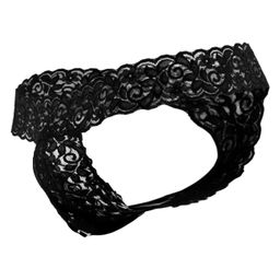 ribald the neech Mens Lace G String Thongs I Half Coverage, Self Design image 2