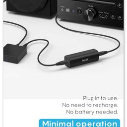 smof Ground Loop Noise Isolator for your Car Audio System/Home Stereo with 3.5mm Audio Cable[Eliminating Audio Hum Noise Completely] (Black) image 5