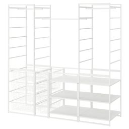 ikea jonaxel Wardrobe combination, white, 173x51x173 cm-picture-16