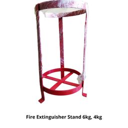 Rahul Professionals Fire Extinguisher Stand for 6kg Fire Extinguisher, Durable, Compact Design, Sturdy, RED Color, Ideal for Home, Office, and Industrial Use, Ensures Easy Access in Emergencies. image 3
