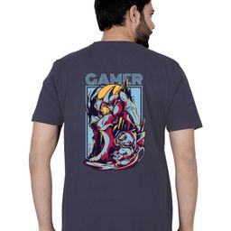 LA MILANO Men Graphic Printed Round Neck Pure Cotton Slim Fit T-shirt-image-98