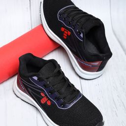 Toothless Laced Up Sports Shoes - Black-image-92