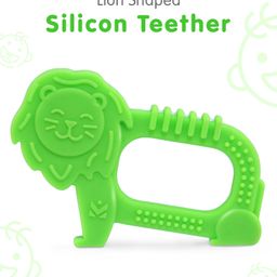 fab n funky Lion  Shaped Silicon Teether - Green-picture-28