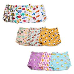 SuperBottoms  Padded Underwear For Growing Babies/Toddlers  With 3 Layers Of Cotton Padding & Super DryFeel Layer Pull-Up For Potty Training & Diaper-Free Time| Size:3 (3y - 4y) |Pack of 9-  Upgraded Version-image-10