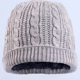 Pine Kids Winter Cap with Cable Knit Design - Grey-image-96