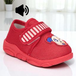Lil Lollipop Dog Patch Detailed Musical Shoes - Red-image-80