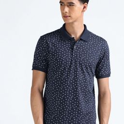 Flying Machine Men Printed Polo Collar Pockets T-shirt-image-23