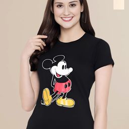 Mast & Harbour Women Typography 2 Printed Applique T-shirt-picture-13