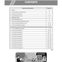 oswaal books Oswaal Clat (Ug) (Common Law Admission Test) | 10 Mock Test Papers | for 2026 Admission Test image 3