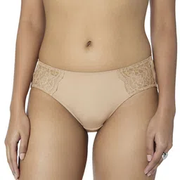 Triumph Sweet Line Women Medium Coverage Brief with Floral Lace Design-picture-5