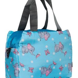 Echo Boomers ELE Printed Double Layer Insulated Tiffin Lunch Bag with Multi Zipper Pockets - Pack of 1 image 5