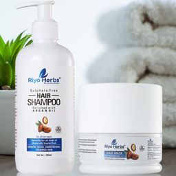 Riyo Herbs Set Of 2 Damage Repair & Frizz Control Hair Care Combo - 300 ml -200 ml-58