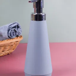 MARKET99 Blue Solid Plastic Soap Dispenser 300ml-24